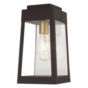 1 Lt Bronze Wall Lantern