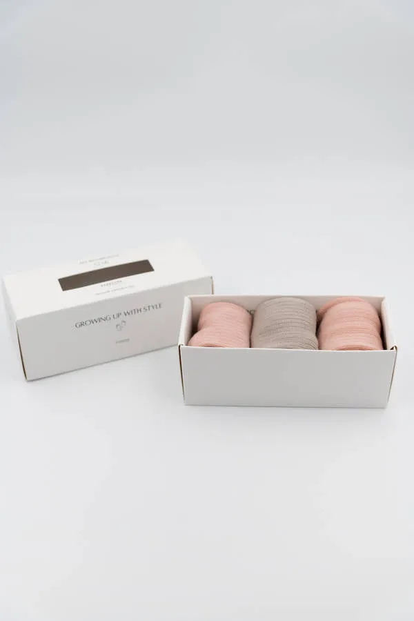 3PC in GIFT BOX Calza Antiscivolo - ROSA 04