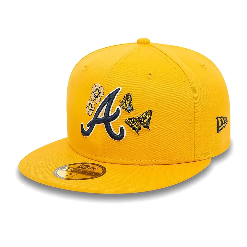 ATLANTA BRAVES MLB ICON YELLOW 59FIFTY CAP