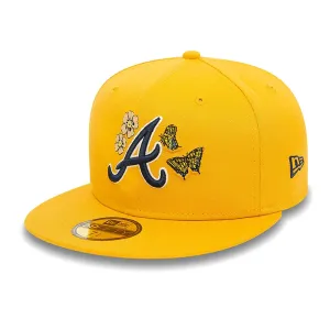 ATLANTA BRAVES MLB ICON YELLOW 59FIFTY CAP