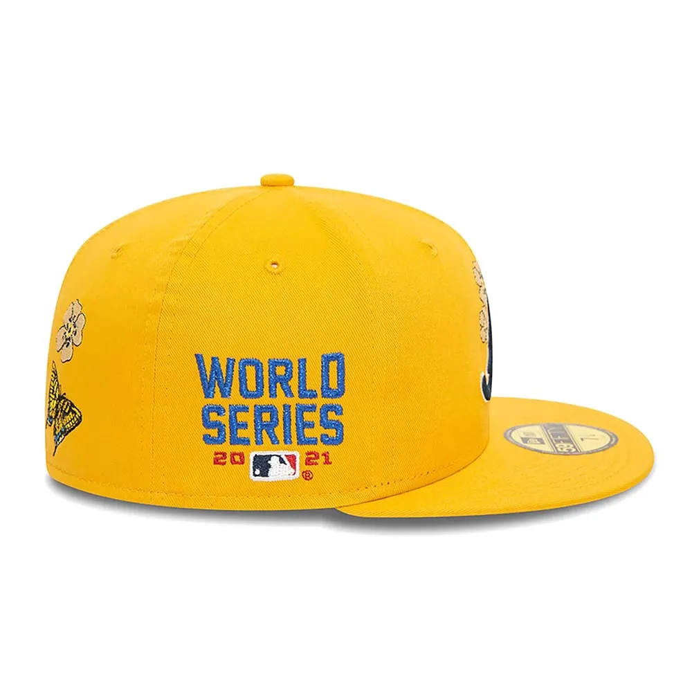 ATLANTA BRAVES MLB ICON YELLOW 59FIFTY CAP