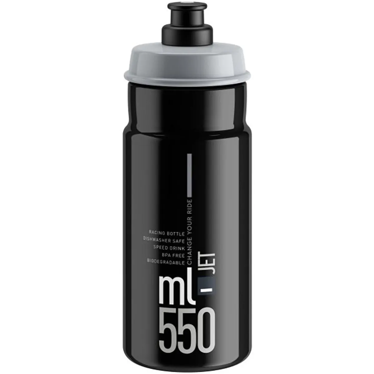 Borraccia Elite Jet 550ml - Nero