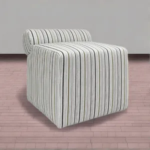 Coastal Designer Outdoor Ottoman by Zest Livings