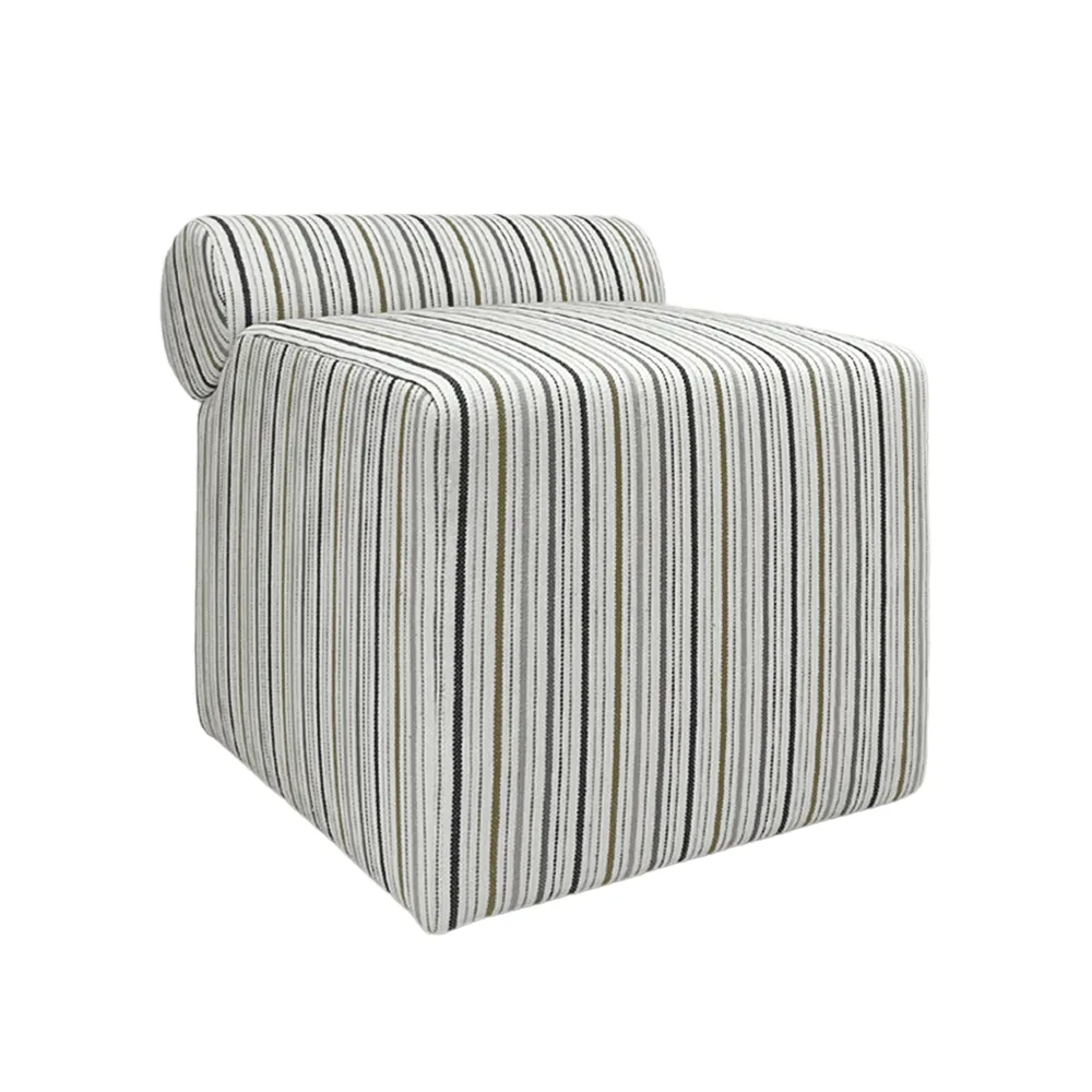 Coastal Designer Outdoor Ottoman by Zest Livings