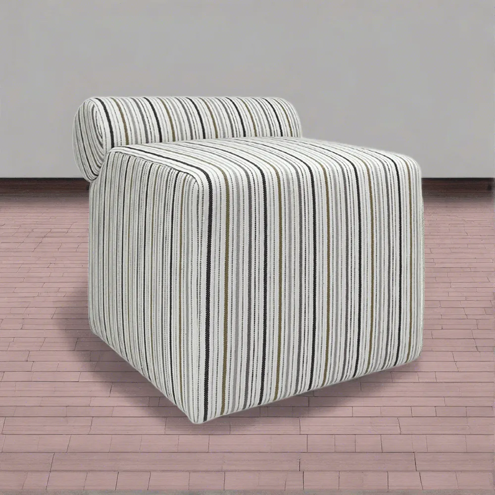 Coastal Designer Outdoor Ottoman by Zest Livings