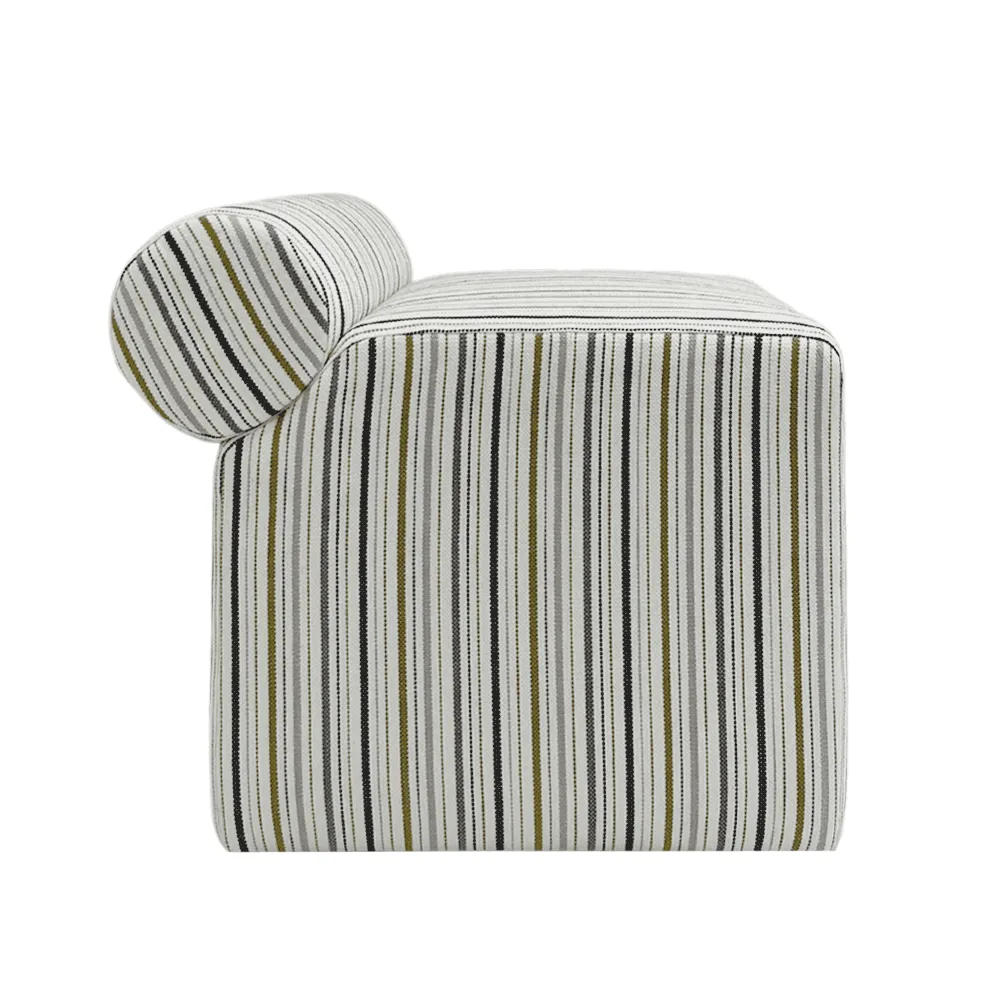 Coastal Designer Outdoor Ottoman by Zest Livings