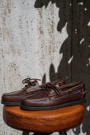 Docksides Portland Waxed Dark Brown