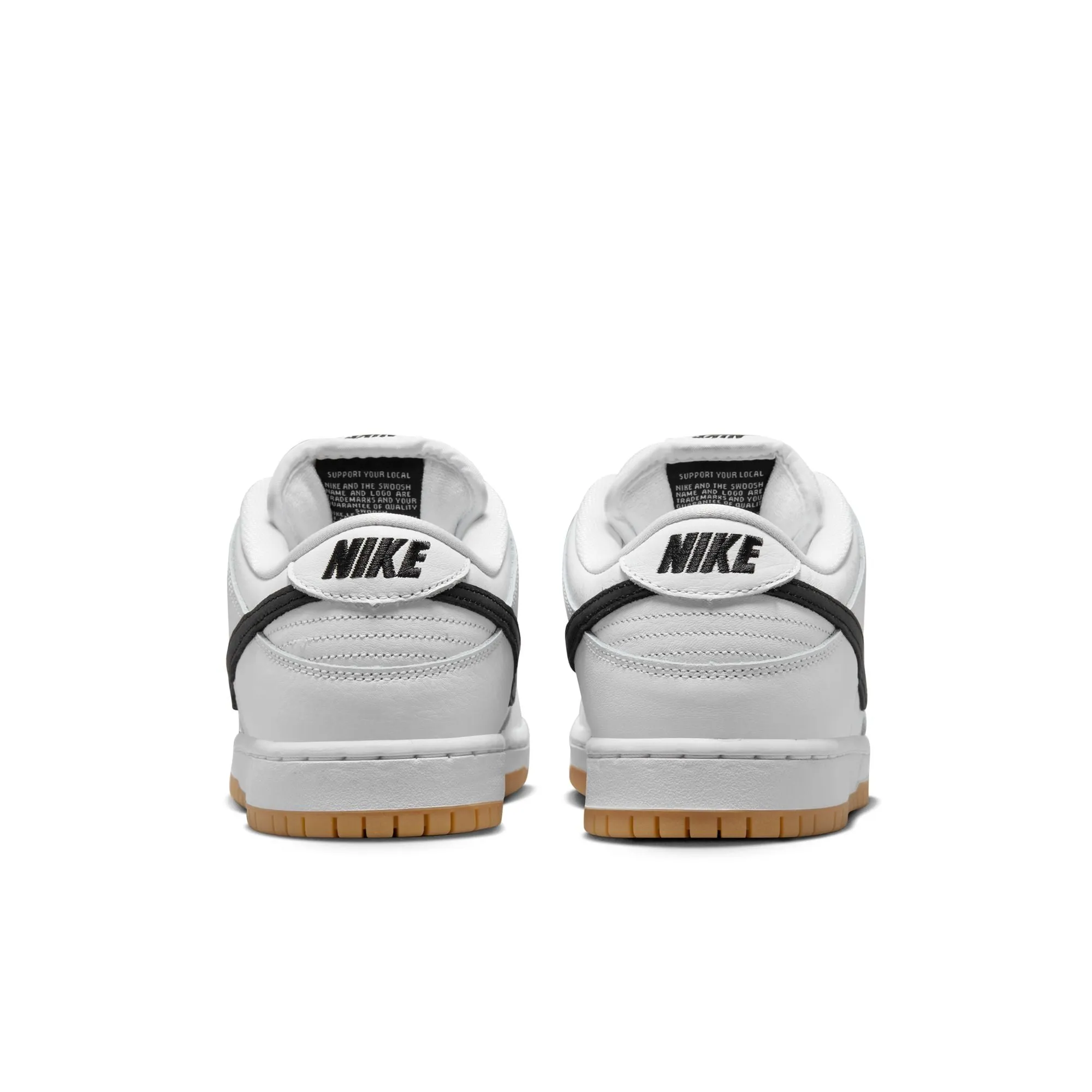 DUNK LOW PRO ISO WHITE / BLACK / GUM LIGHT BROWN