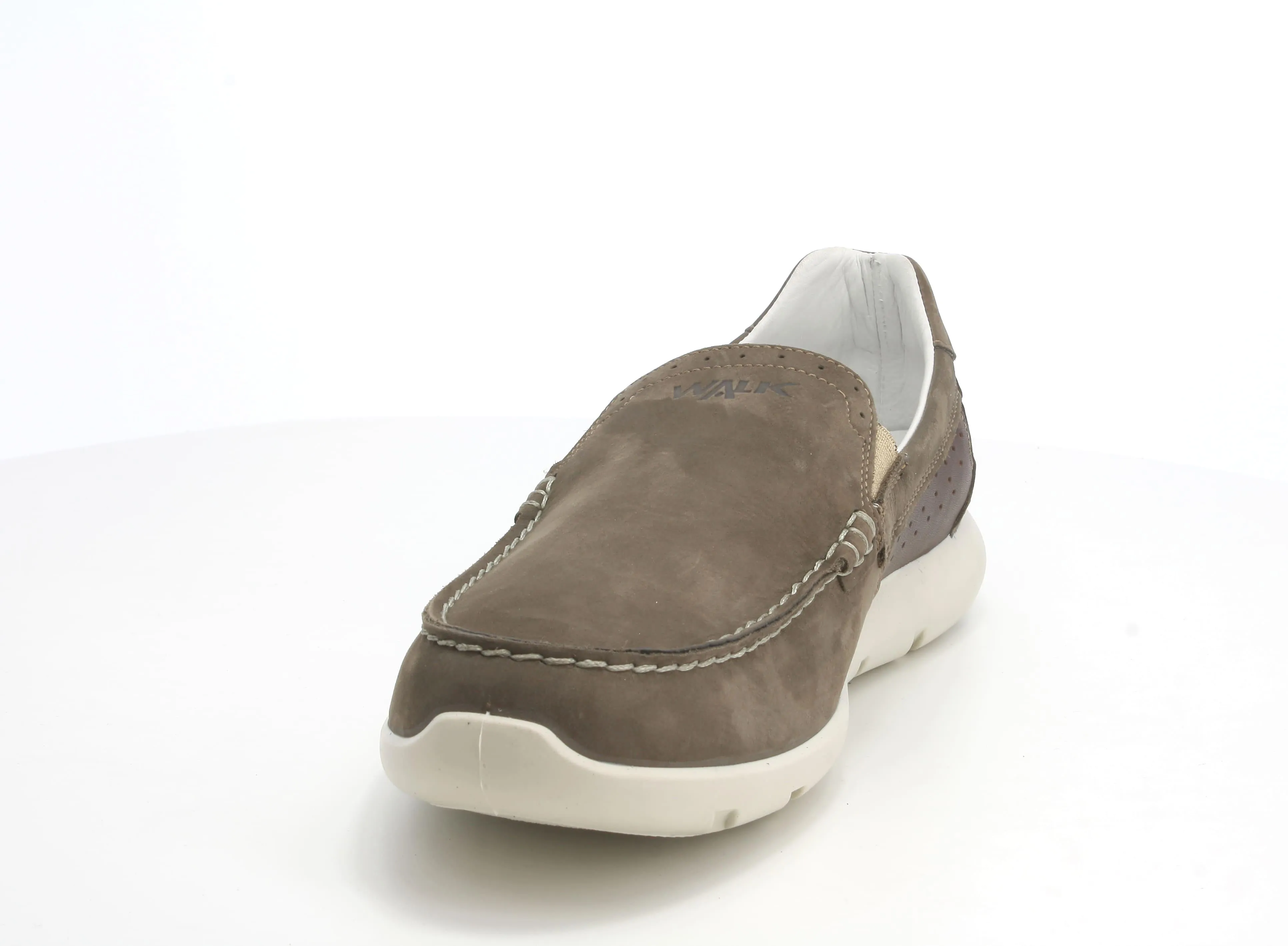 Melluso uomo scarpe estive slip-on in nabuk