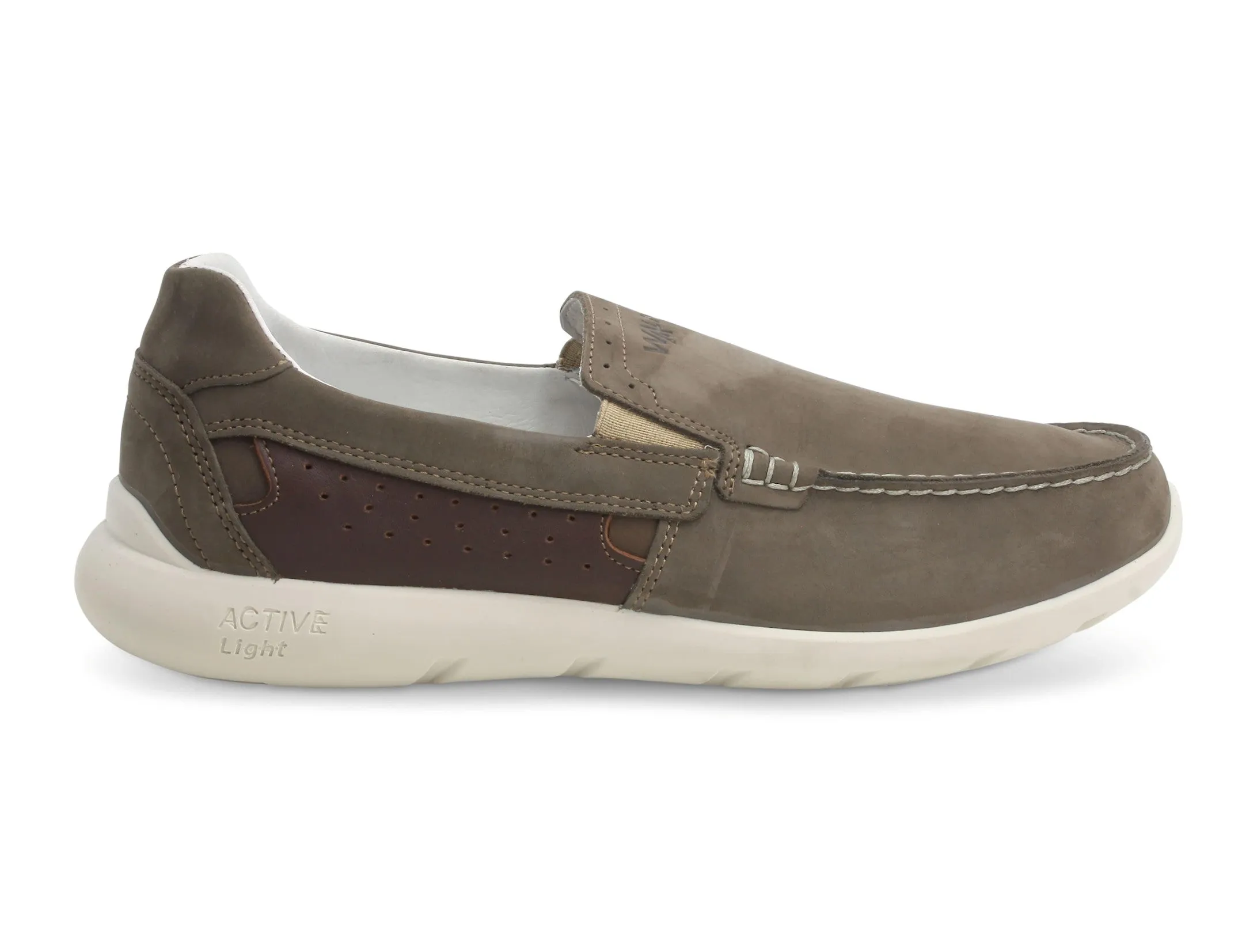 Melluso uomo scarpe estive slip-on in nabuk