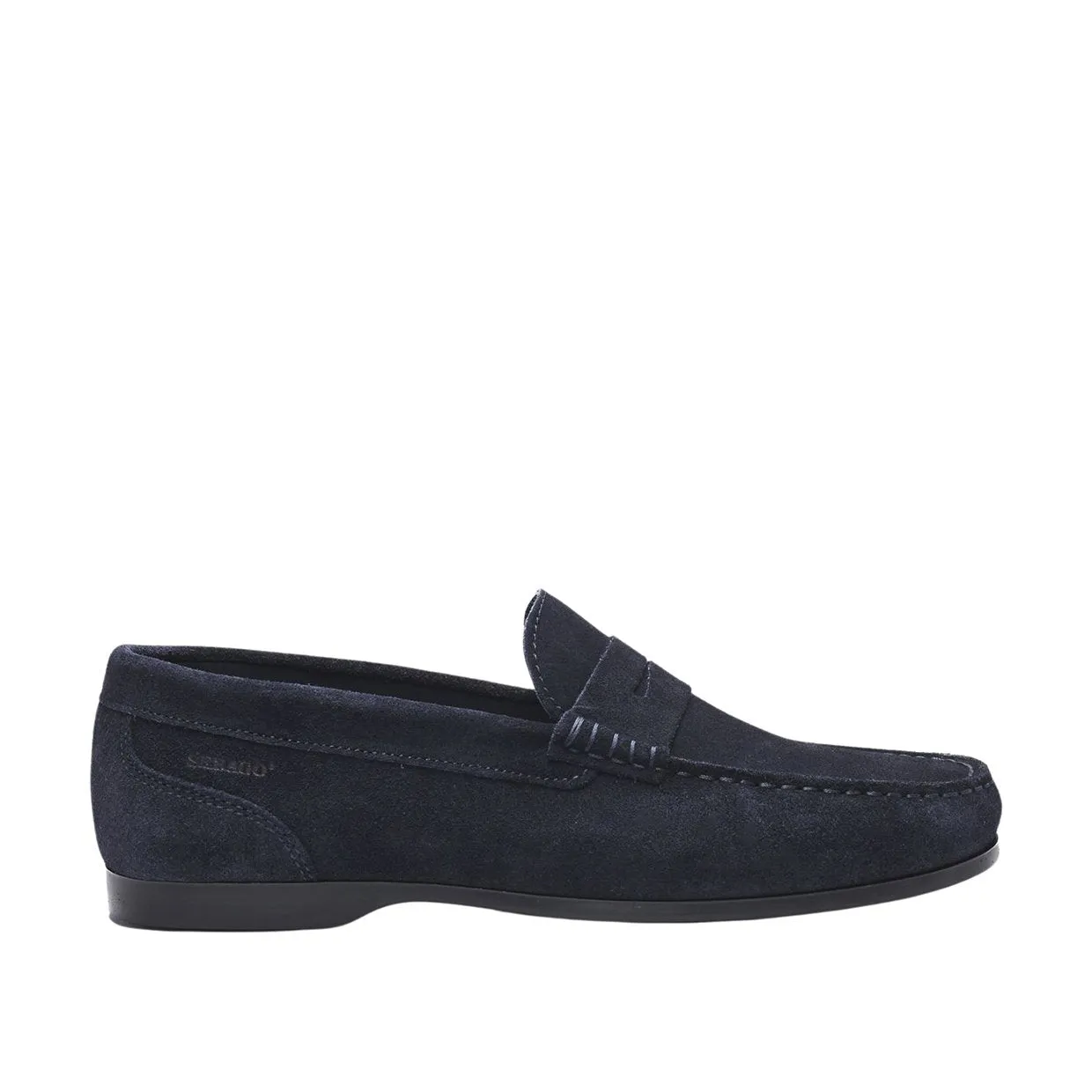 Mocassini Uomo Sebago Byron Suede Blu Navy