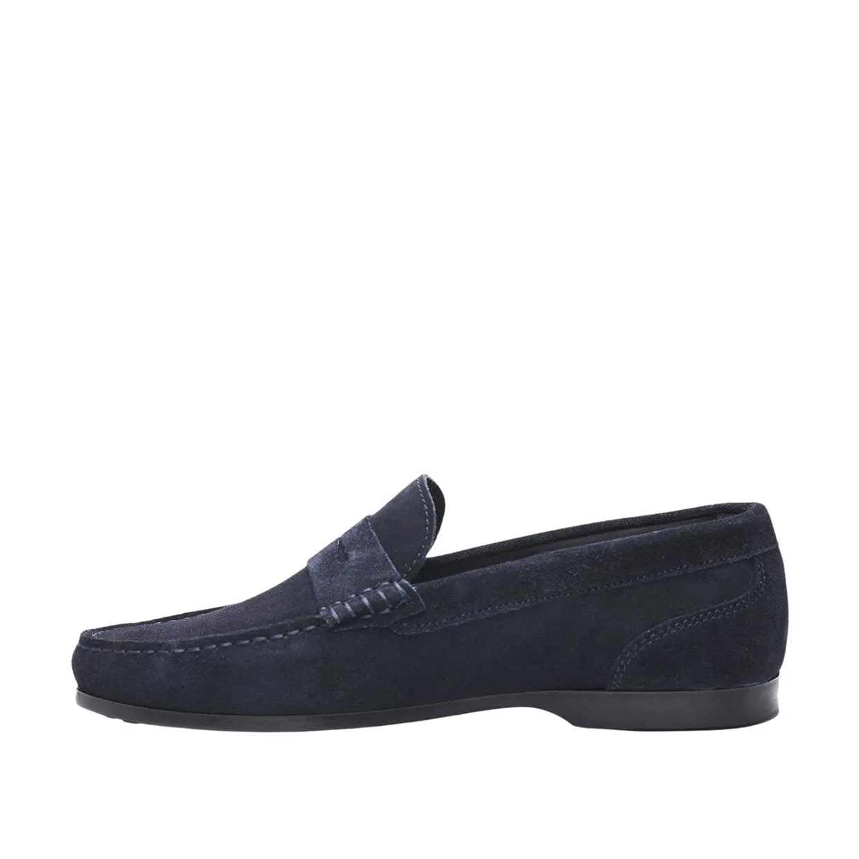 Mocassini Uomo Sebago Byron Suede Blu Navy