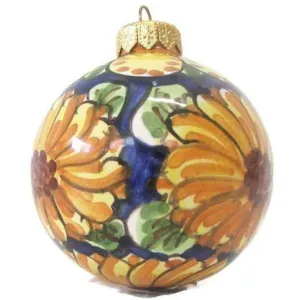 Palla di Natale,Ceramica di Caltagirone, Diametro 6 cm, vari decori, Kalat Ceramiche