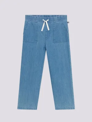 PANTALONE DRITTO IN DENIM LEGGERO BAMBINO