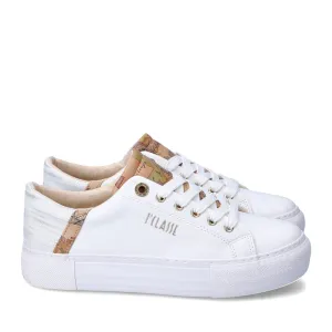 Scarpe 1A Classe Alviero Martini Sneakers Bianche con Inserti Geo Classic 1817