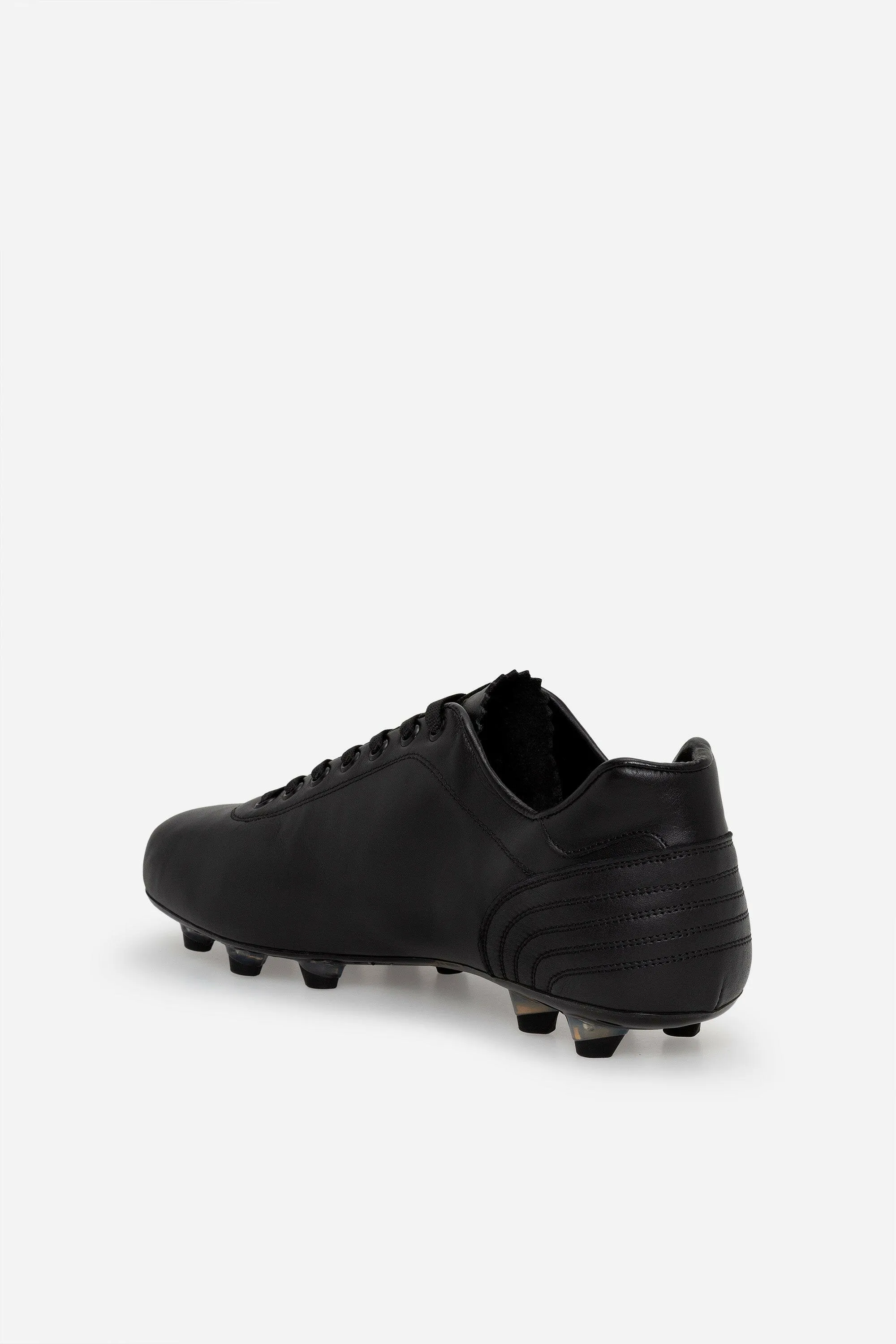 Scarpe da calcio Lazzarini in pelle nera